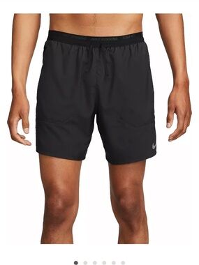 Nike Stride Black Running Shorts